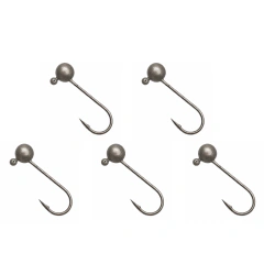 CHUMBADA ANZOL JIG HEAD 1/0 90° FACETADO 12G NATURAL 5UN