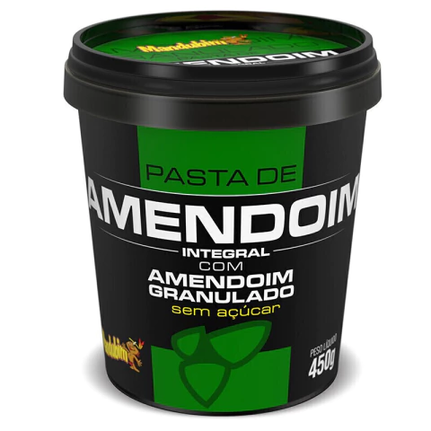 Pasta Integral de Amendoim Granulado