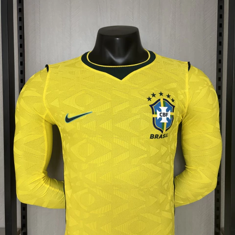 Camisa Seleção Brasileira I 26/27 - Jogador ML - Nike Masculina - Amarela