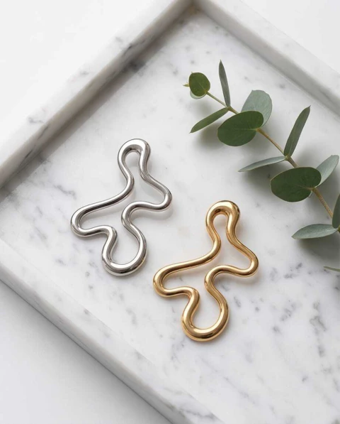 Broche orgânico.
