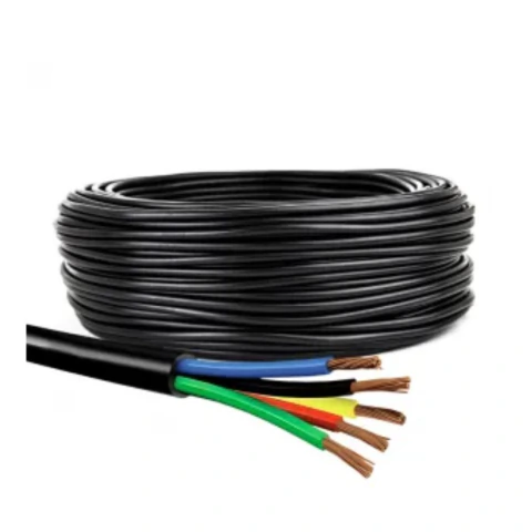Cabo PP Flexivel Bitola 5 X 1,5 Mm 25 Mt Cor Preto