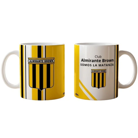 Taza Almirante Brown Clásica 325ml Cerámica Premium