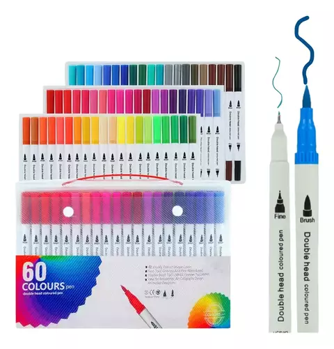 Kit Caneta Colours Brush Duo - loja online