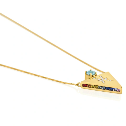 Colar Signo Peixes | Ouro Amarelo 18K - comprar online