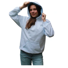 Hoodie blanca My happy place - tienda en línea