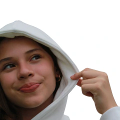 Hoodie beige Find your wings en internet
