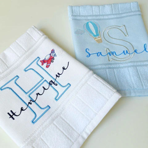 Kit Toalhas Personalizadas Infantil Menino