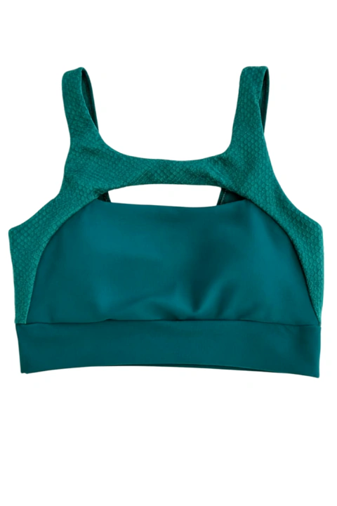 Top Verde com Textura