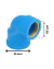 Joelho Azul com Rosca Azul 20 mmx1/2 - comprar online