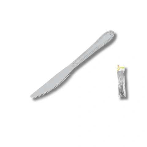 Cuchillo de Mesa de Acero Inoxidable - Paquete con 12 piezas