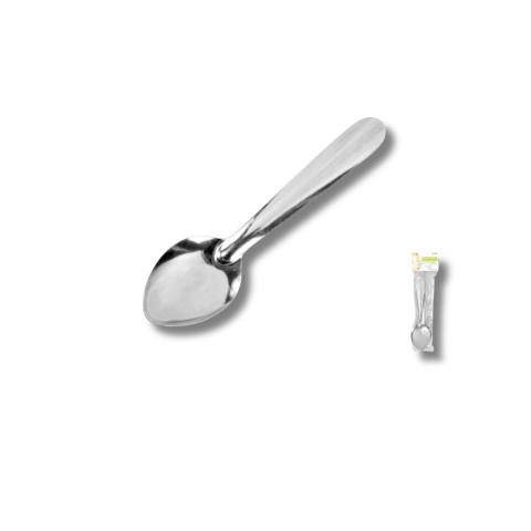 Cuchara Pozolera de Acero Inoxidable - Paquete con 12 piezas