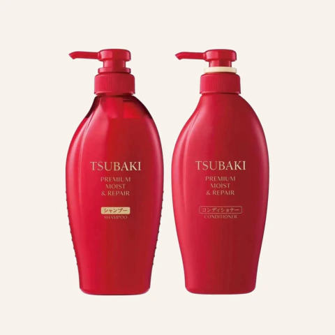 Kit Shiseido Tsubaki Moist & Repair Shampoo + Condicionador 450ml