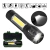 Linterna Mini Táctica LED Recargable USB con Zoom - primerosprecios