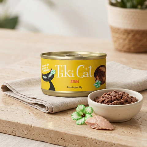 Tiki Cat Grill Atum 80g para Gatos – Alimento Úmido Natural