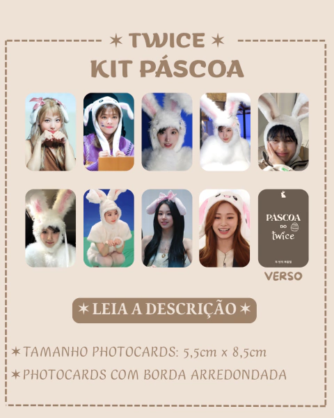 KIT PÁSCOA 2026 --> TWICE