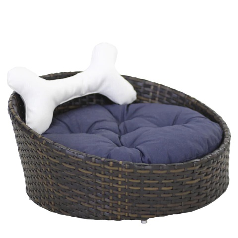 Cama Pet Chaise Redonda Alumínio Cão e Gato Trama Original