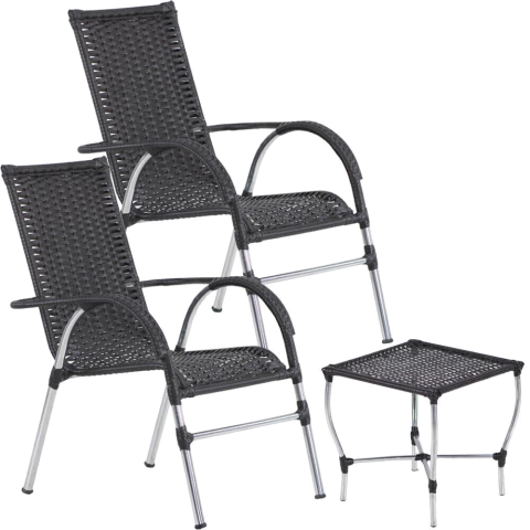 Conjunto de Cadeiras E Mesa De Centro Área Trama Original