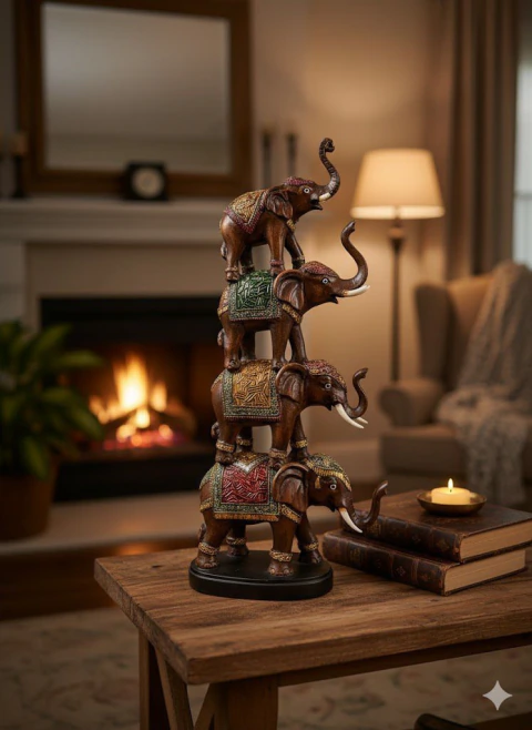 FIGURA ELEFANTES 40CM (*)