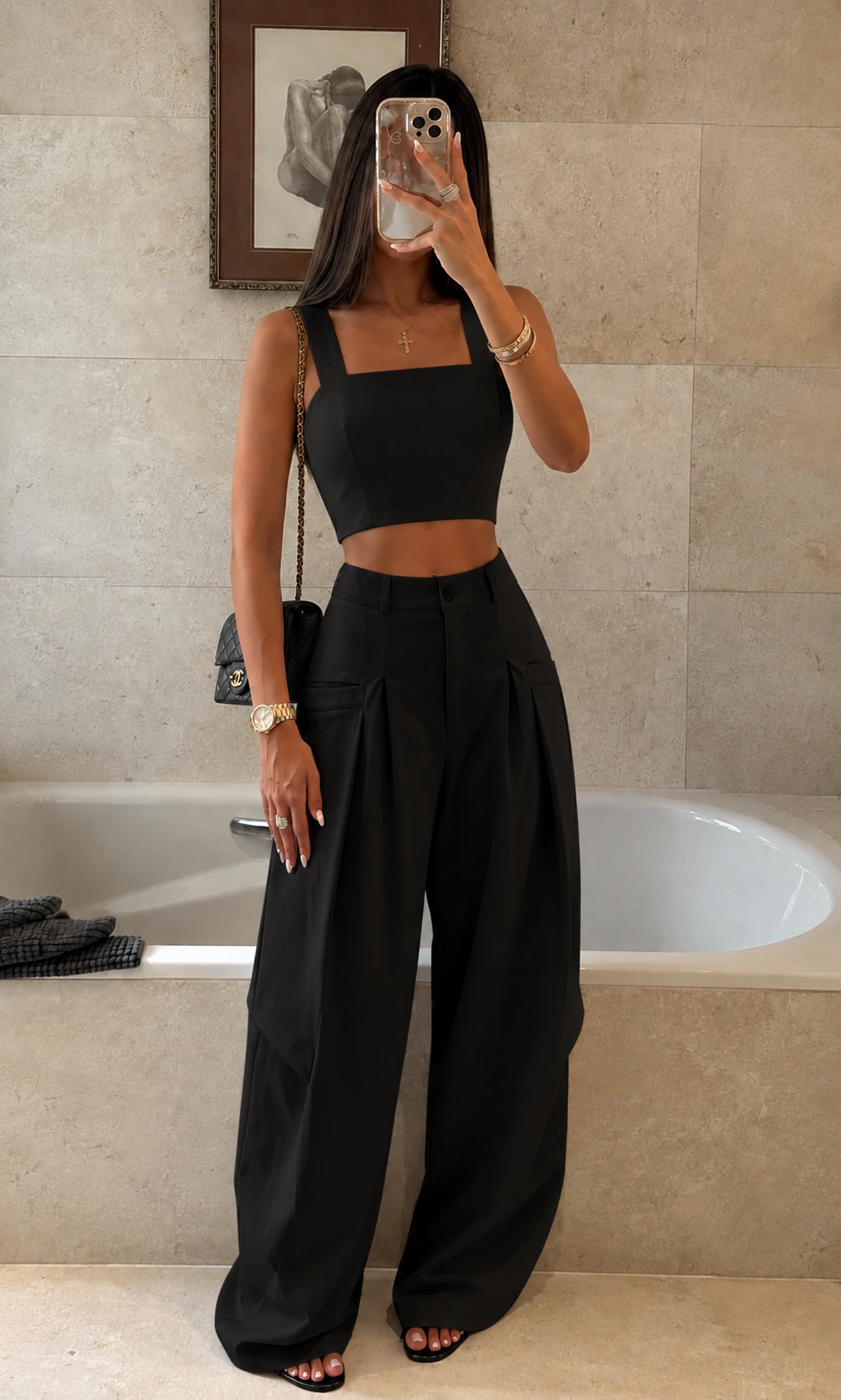 Conjunto Capri Preto/M