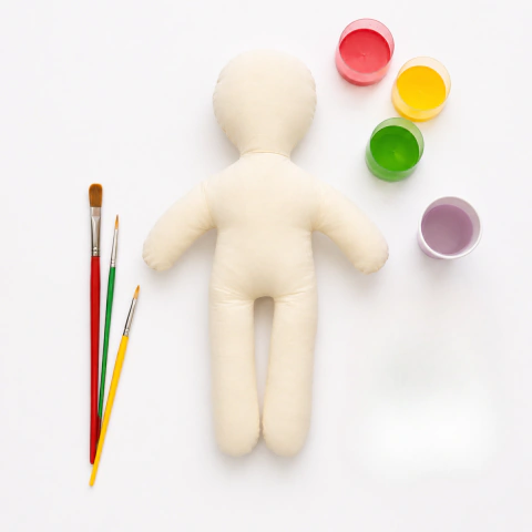 Boneco de Pano para Oficinas Criativas