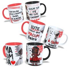 Caneca Café com Macumba 325ml - Coleção