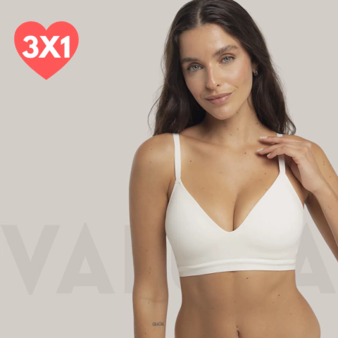 PROMO 3x1 Corpiño Segunda Piel Escote en V - Valula™ - comprar online