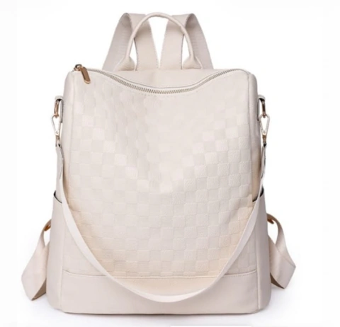 MOCHILA BLANCO MARFIL