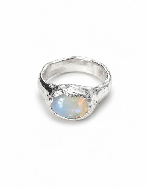 Fire Opal Ring 06