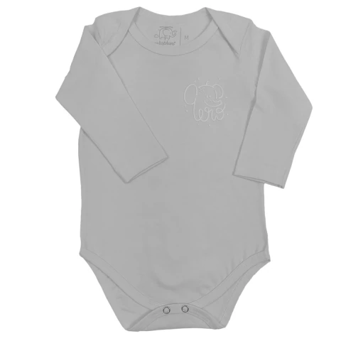 Body Longo | Essencial | Elefantes Relevo | 21m29 - Aerophant VAREJO