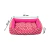 Cama Para Cachorro retangular Pet Rosa Geometrico PetCerto - loja online