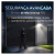 Luminária Solar LED - Alta Potência e Sensor de Movimento 9 Divisões JGD - EIXO | Home & Tech