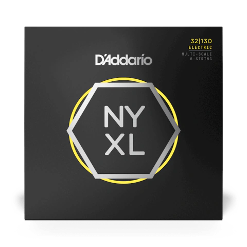D'ADDARIO NYXL32130MS (32-130) (6-STRING) MULTISCALE HYBRID LIGHT NYXL