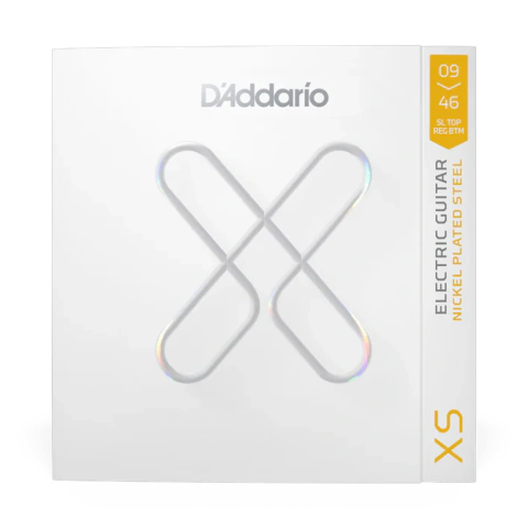 D'ADDARIO XSE0946 (09-46) SUPER LIGHT TOP/REGULAR BOTTOM XS NICKEL
