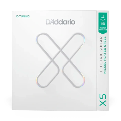D'ADDARIO XSE1156 (11-56) MEDIUM TOP/EXTRA HEAVY BOTTOM XS NICKEL