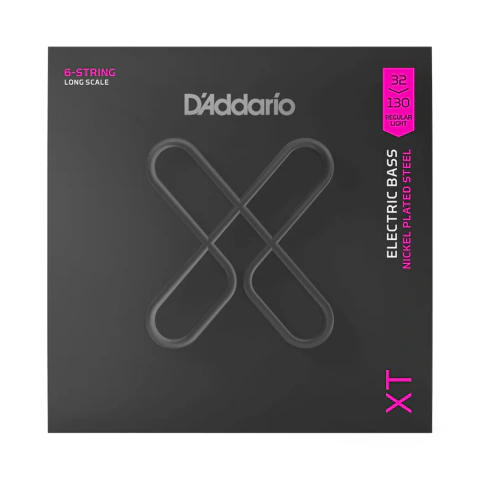 D'ADDARIO XTB32130 (32-130) (6-STRING) REGULAR LIGHT XT NICKEL