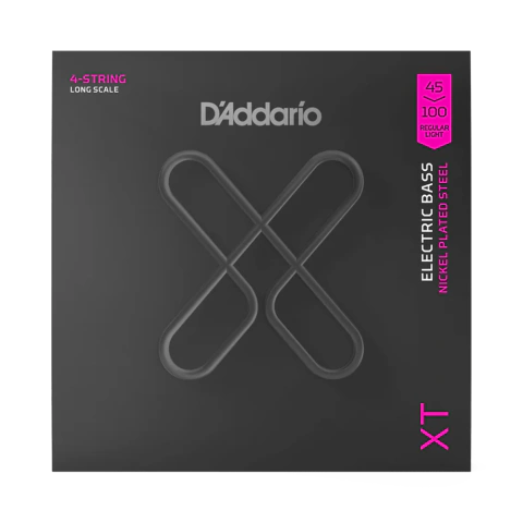 D'ADDARIO XTB45100 (45-100) REGULAR LIGHT XT NICKEL