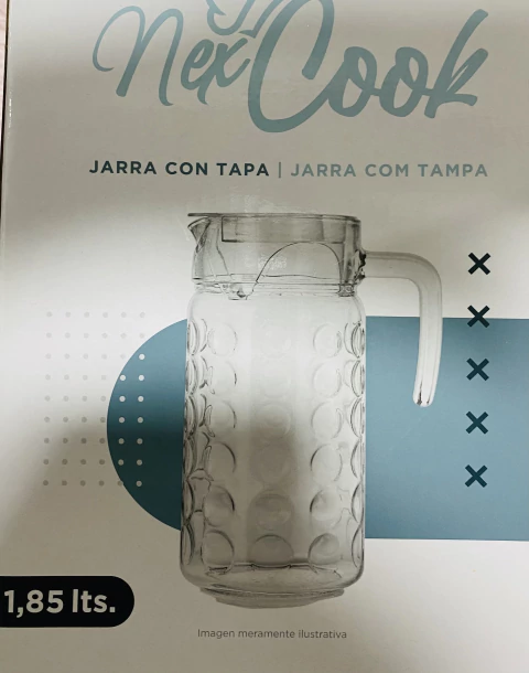 NS5085321/ Jarra con tapa de vidrio 1,85 litros