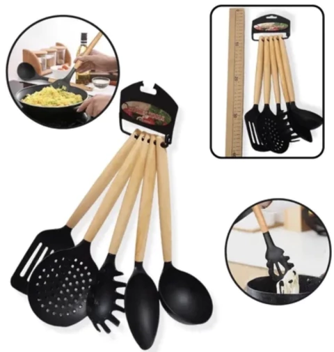 25054/ Set de utensilios de cocina 5 piezas