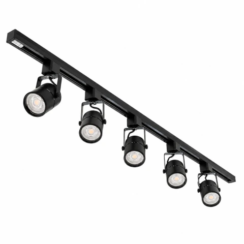 Trilho Eletrificado 2 Metros + 5 Spots Gu10 Irc95