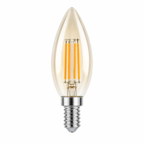 Lâmpada Led Filamento Vela Balão 4w Soquete E14