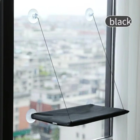 Cama de Janela para Gatos com Ventosas - Rede Suspensa na internet