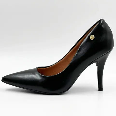 Scarpin Feminino Vizzano Bico Fino Sapato Social Pelica - comprar online