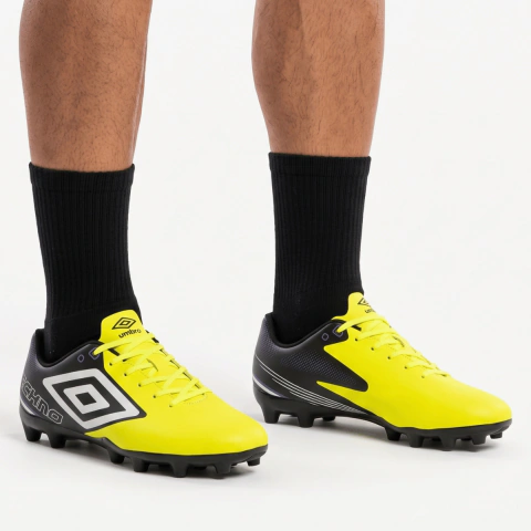 Chuteira Campo Masculina Umbro Techno II RB Futebol Trava Fixa Original Verde Lima