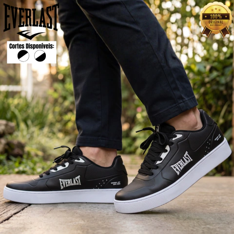 Tênis Everlast Slice Masculino Casual Original Confortável Leve Respirável Solado Borracha EVA