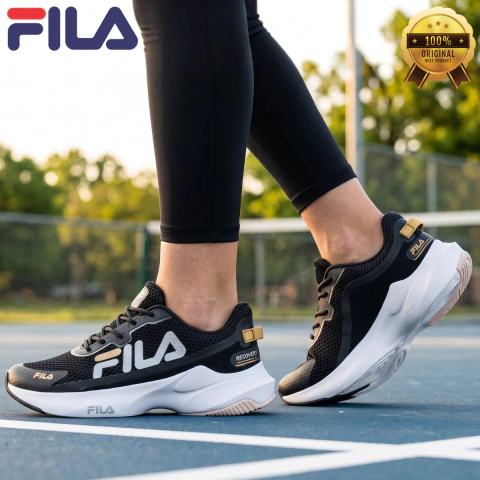 Tênis Fila Recovery Feminino Corrida Academia Caminhada Mesh Respirável Energized Rubber Original