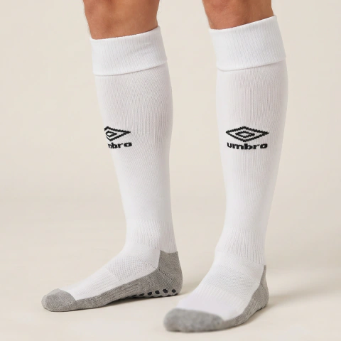 Meião Esportivo Umbro Grip II Antiderrapante Silicone Unissex Adulto Futebol Treino Confortável Respirável Cano Longo Ma