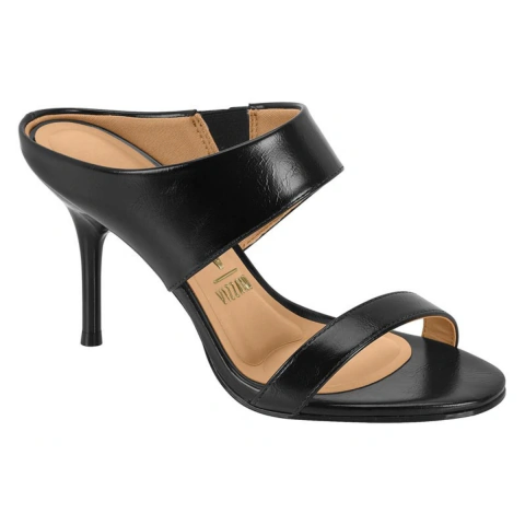 Tamanco Vizzano Feminino 6587.103 Salto Fino 9cm Elegante Calce Fácil Confortável Moderno Luxo - Calezza