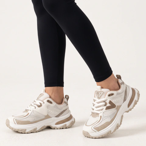 Tênis Chunky Feminino Via Marte Casual Plataforma Confortável Fashion Tendência Dia a Dia Original