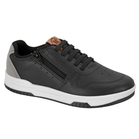 Sapatênis Molekinho Meninos Zíper Tênis Calce Fácil Escolar Infantil Conforto Casual Original - comprar online