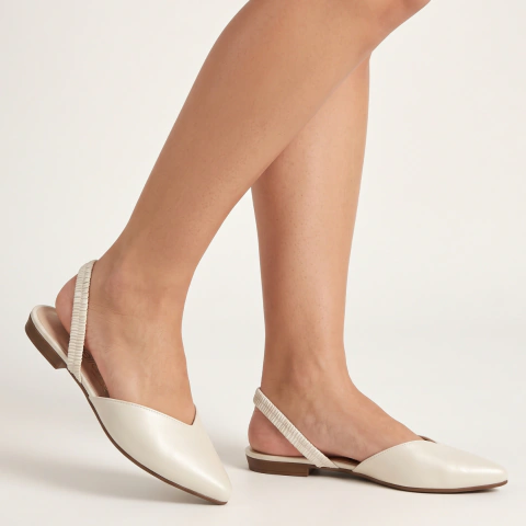 Sapatilha Beira Rio Feminina Mule Bico Fino Conforto Calce Fácil Original